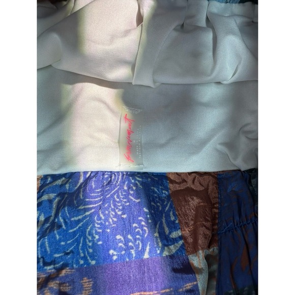 Free People The Way Home Patchwork Shorts Size M High Waist Boho Festival NWT - Picture 6 of 8